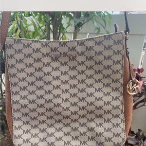 Michael Kors Brown Signature Crossbody bag